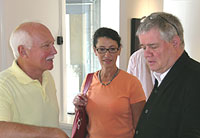 Björn and Millan Springfeldt with Carl Johan De Geer