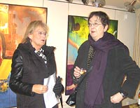 Visitor and Beate Sydhoff