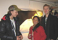 Sebastian and Joakim Blom with Lollo