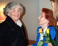 Mrs Grundberg and Eddie Figge