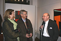 Gun and Gustaf Dyrssen with Teddy Brunius