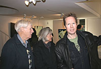 Folke and Solveig Blomquist with Mikael Malander