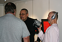Pierre Stahre filming