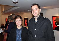 Andreas Mellegård with girlfriend Karin