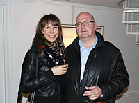 Gunnar Sjögren with friend Lena