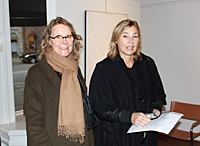 Eva Solin with friend