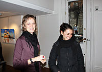 Malin with Louise Belenius