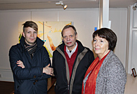 Philip with parents: Hans-åke & Catharina Sjöqvist