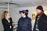 Elin with friends