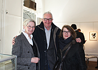 Tonie Lewenhaupt with Christoffer and Hanne  Barnekow