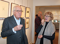 Hans Werner with wife